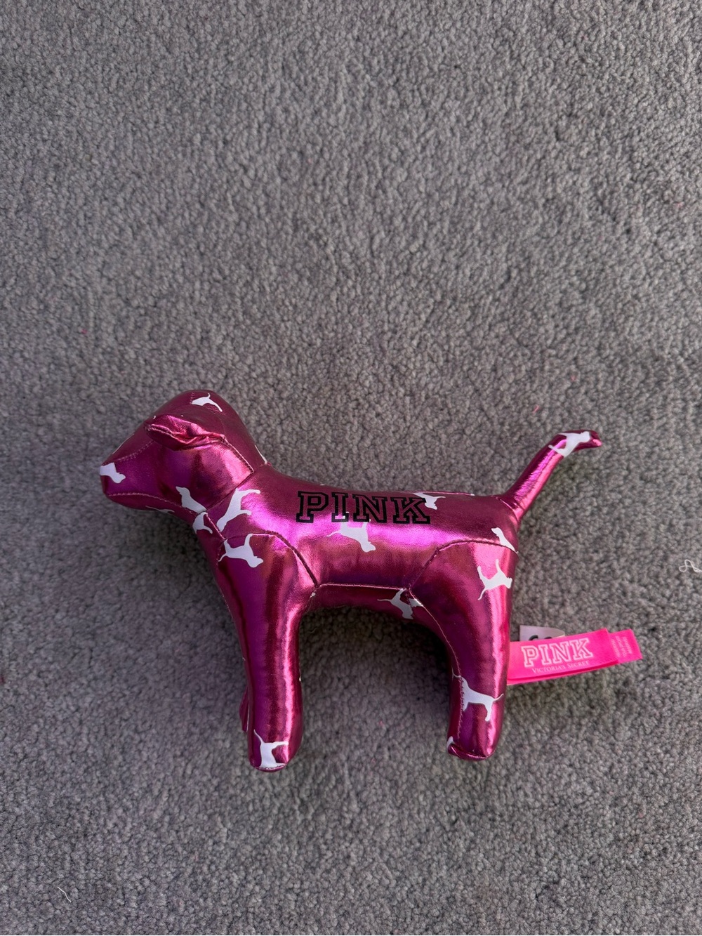 PINK Victoria's Secret Metallic Pink Dog
